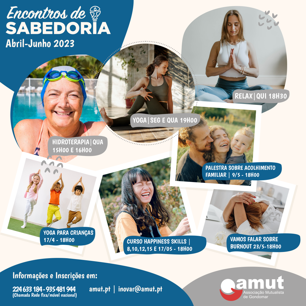 Encontros de Sabedoria - Abril a Junho de 2023 - AMUT