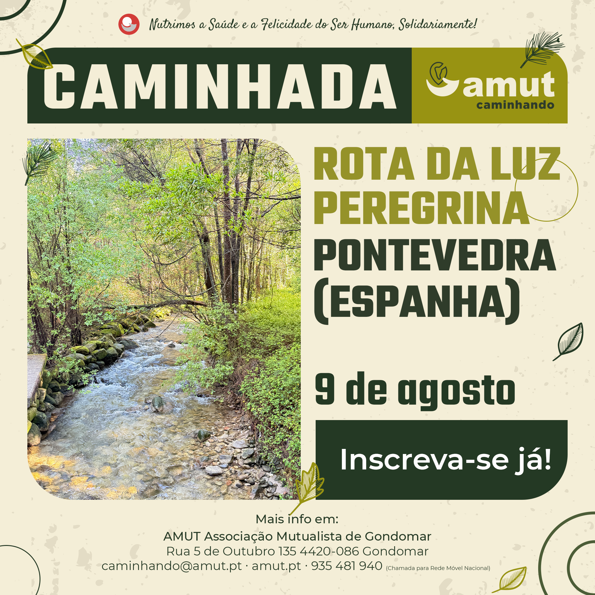 AMUT’Caminhando: Caminhada “Rota da Luz Peregrina” Pontevedra (Espanha ...