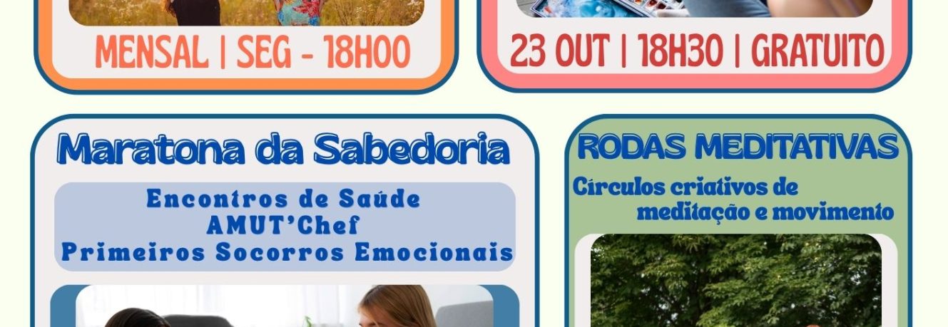 Encontros de Sabedoria – Setembro a Dezembro 2025