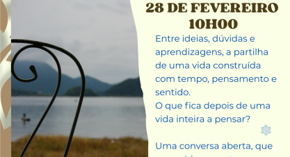 Encontros de Saúde – “Última Aula” – 48 anos a pensar como um filósofo